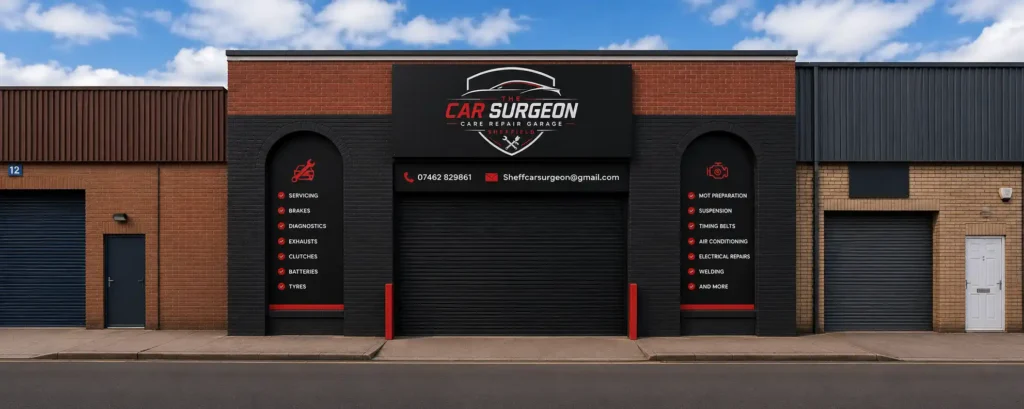 The Car Surgeon car repair garage exterior